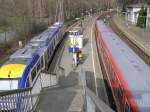 Der Vienenburger Bahnhof (der lteste) von der Brcke ausgesehen.