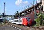 Nachschuss auf 1440 006 als RB71 nach Trier in Völklingen.

Völklingen 30.09.2023