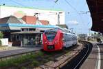 1440 010 steht als RB71 nach Trier in Völklingen.

Völklingen 30.09.2023