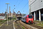 429 116 steht in Völklingen als RE1 nach Koblenz.

Völklingen 01.10.2023