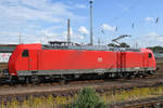 Die Elektrolokomotive 185 003-1 war Anfang Juni 2020 in Wanne-Eickel zu sehen.