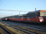 Abstellgruppe aufgebgelt in Wanne Eickel Hbf.(02.01.2008)