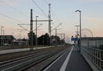 Am frühen Morgen des 01.09.2024 war es im Bahnhof Warnemünde noch sehr entspannt.