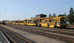 Am 03.10.2023 stand die Eurailpool P&T Recycling Schotterwaschanlage Water-Cleaner im Bahnhof Weiden (Oberpf).