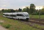 22.5.2015 Werneuchen. Einfahrt NEB VT 0014 / (643 622-3)