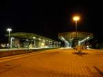 Witten Hbf bei Nacht.