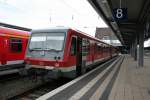 628 290 nach der Ankunft aus Bensheim am 22.05.13 in Worms Hbf auf Gleis 8.
Der Zug wird kurz darauf in die Abstellung fahren.
(Links daneben steht 628 421.)