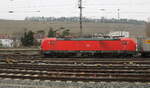 Seitenansicht der DB 193 334 am 04.02.2025 in Wrzburg Hbf. Sie war mit einem KLV Richtung Gemnden unterwegs. Standort ffentlicher Weg neben den Gleisen.