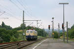 Am 5. Juli 2009 konnte ich diese Lz-Fahrt von E10 1239 in Wuppertal-Vohwinkel dokumentieren.
