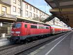 111 095-6 bei Wuppertal Hbf auf der RE 4 von Dortmund Hbf nach Aachen Hbf. 15.03.20.