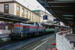 KAF 4120 001-7 mit Schotterzug in Wuppertal Hbf, November 2023.