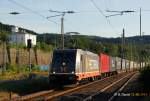 241.004 Hectorrail mit einem Containerzug am 12.06.2014 in Wuppertal Steinbeck.