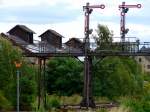 Bahnhof Zittau am 18. August 2014: Dass diese Signale jemals wieder auf Fahrt stehen, scheint selbst bei optimistischer Betrachtung fraglich.