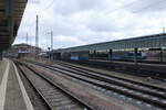 Die Bahnsteige 4, 5 und 6 am 03.04.2023 in Zwickau (Sachs) Hbf.