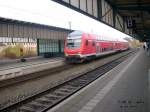 RB 17318 aus Freiberg bei der Einfahrt in den Zwickauer Hbf.