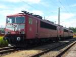 155 214+155 189+155 244 am 18.7.11 in Zwickau abgestellt 