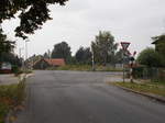 Bahnübergang Bruchmühlerstraße in Fredersdorf(b.Berlin)am 14.September 2014.