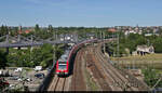 430 569-4 und 430 ??? unterwegs auf der Rosensteinbrücke bei Stuttgart-Bad Cannstatt.