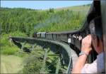 . Elegante Hangbrücke - Der Biesenbach-Viadukt hat eine Länge von 252,5 Meter und eine Höhe von 24 Meter. 16.06.2013 (Matthias)