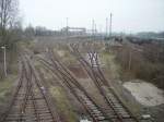 Stillgelegte Gleise in Karlsruhe Gbf am 01.04.09