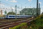 TRI Wittenberger Steuerwagen bei der Überquerung der Hohenzollernbrücke in Köln, August 2024.