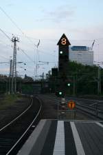 Das ASig N9 der Sdausfahrt von Darmstadt Hbf.