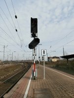 Ein Lichtsignal im Neusser HBF.
27.2.14