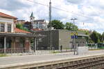 Das Stellwerk Stellwerk Hf am 26.05.2024 in Hünfeld.