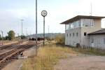 Das Stellwerk des Bahnhofs Luitpoldhtte ist nur noch zeitweise besetzt.