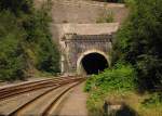 Einfahrt in den Brandleitetunnel aus Richtung Oberhof; 04.09.2010