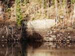 Auf Grund der abgelssenen Talsperre Eibenstock, kann man den Schönheider Tunnel der ehem. Streckenstück zwischen Eibenstock unt Bf und Schönheide Ost am 19.01.14 sehen.