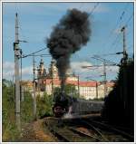 Die letzte Etappe von Wien nach Nrnberg der IGE Veranstaltung  Mit Volldampf zum Bosporus  bernahm dann die deutsche lgefeuerte 01 1066.