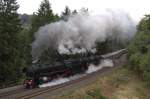 01 1066 und 01 202 mit DPE 91027 bei km 80,0 auf der Schiefen Ebene am 20.09.2008