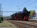 01 1066 der UEF (Ulmer Eisenbahnfreunde) am 1.5.05 bei der Einfahrt in Rorschach  