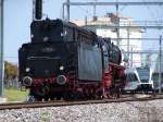 01 1066 der UEF (Ulmer Eisenbahnfreunde) am 1.5.05 in Romanshorn.