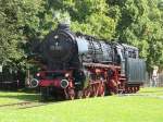 01 1066 im Bahnpark Augsburg am 26.07.2009 bei der Rail&Road Classics.