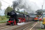 Die als 012 066-7 beschriftete 01 1066 der Ulmer Eisenbahnfreunde befindet sich zuzeit mit einem Sonderzug auf Österreichrundfahrt.