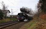 01 0509-8 und 118 770-7 fuhren am 02.12.17 von Chemnitz Hbf nach Regensburg.