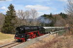 01 519 mit dem DPE 20057 (Donaueschingen - Neustadt(Schwarzw)) auf dem Gauchachviadukt 25.3.18