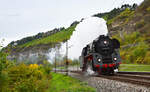 Am Sonntag, 02.10.2022 überführten die Eisenbahnfreunde Zollernbahn (EFZ) ihre Schnellzugdampflok 01 519 alias 01 1519-6 solo von Leipzig über Weimar, Eisenach und Fulda nach