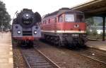 01 1531(SDZ IGE)und 132 589 Gschwitz(Saale) 15.09.1990