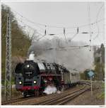 01 509 beim Dampfspektakel 2010 am Weg von Gerolstein nach Trier.