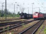 BR 01 519 und 185 023 in worms am 16.5.2005