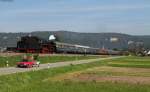 01 1533-7 und 41 018 mit dem DPE 91892 (Stuttgart Hbf-Karlsruhe Hbf) bei Stetten (Donau) 24.9.11