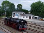 01 0509-8 der Prenitztalbahn  besucht den Bahnhof Ried i.I.;110613