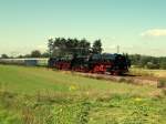 ER Sonderzug mit 01 0509 und 01 1075 am 21.9.10 auf dem Weg nach Neustadt(Weinstr.) bei Vogelbach.