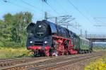 01 0509-8 im Bhf Naumburg/Saale Hbf 2.9.2011 - auf dem Weg zur Fahrzeugausstellung zum RAW Meiningen