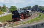 01 0509 verlsst mit ihrem Sonderzug aus Chemnitz Wernigerode in Richtung Vienenburg.