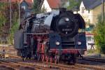 Dampflok 01 1533-7 am 06.09.2014 in Meiningen.