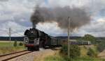 01 1533-7 und 185 666-5 mit dem DPE 12 (Stuttgart Hbf-Seebrugg) bei Unadingen 16.8.14